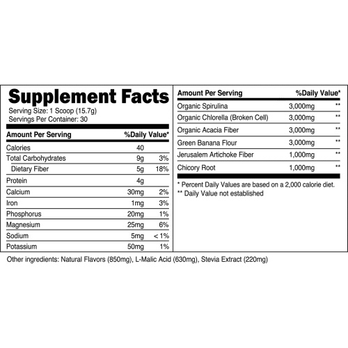 PrebioticGreens PineappleCoconutSFP