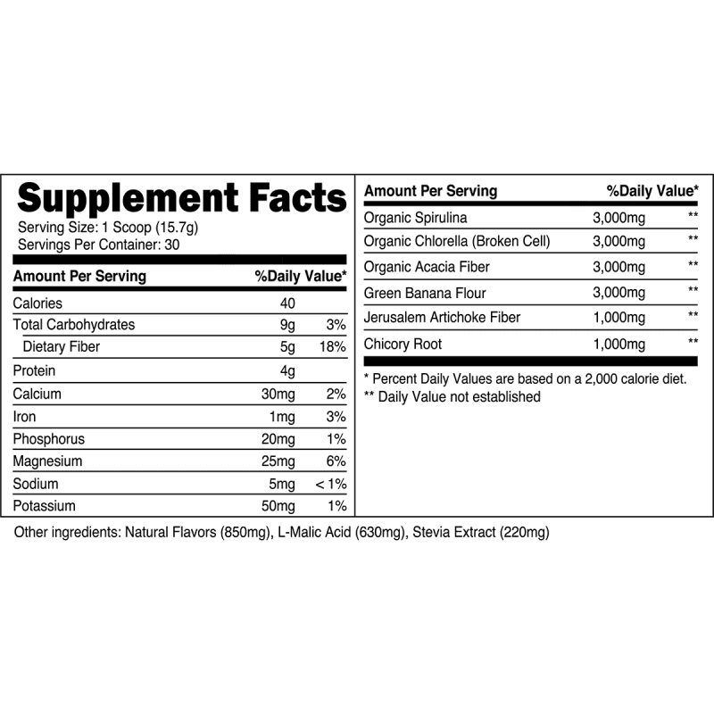 PrebioticGreens PineappleCoconutSFP